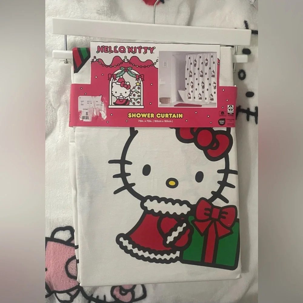 Hello Kitty Christmas Shower Curtain